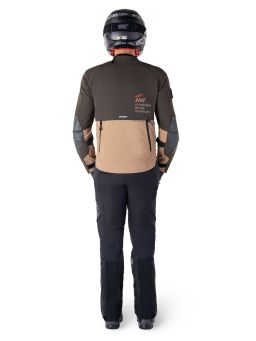 Bunda AMT-8 STRETCH DRYSTAR XF, ALPINESTARS (tmavo hnědá/tmavá khaki) 2025