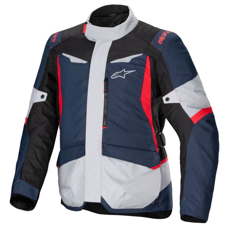 Bunda ST-1 WATERPROOF, ALPINESTARS (tmavo modrá/černá/červená) 2025