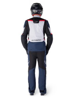 Bunda ST-1 WATERPROOF, ALPINESTARS (tmavo modrá/černá/červená) 2025