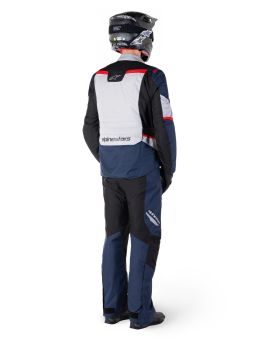 Bunda ST-1 WATERPROOF, ALPINESTARS (tmavo modrá/černá/červená) 2025