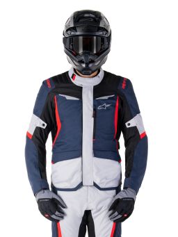 Bunda ST-1 WATERPROOF, ALPINESTARS (tmavo modrá/černá/červená) 2025