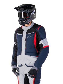 Bunda ST-1 WATERPROOF, ALPINESTARS (tmavo modrá/černá/červená) 2025