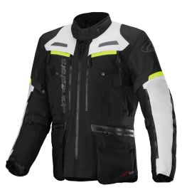Bunda BOGOTA pre DRYSTAR, ALPINESTARS (černá/šedá/žlutá fluo) 2025