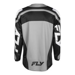 Dres F-16, FLY RACING - USA 2025 (šedá/černá/bílá)