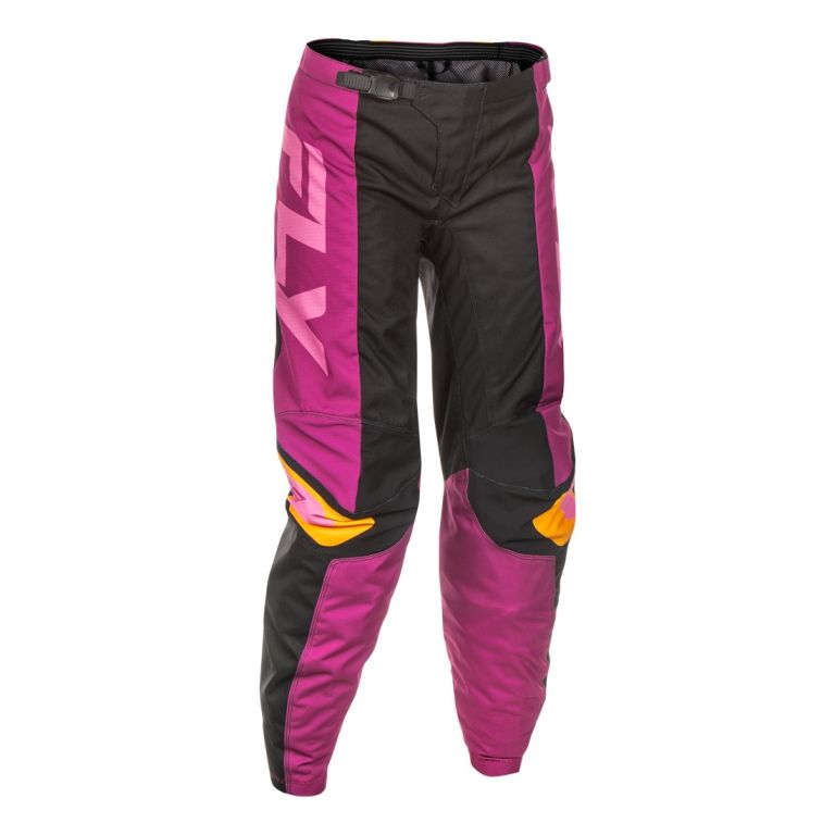 Nohavice F-16, FLY RACING - USA 2025 dámske (černá/žlutá)