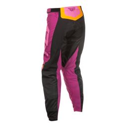 Nohavice F-16, FLY RACING - USA 2025 dámske (černá/žlutá)