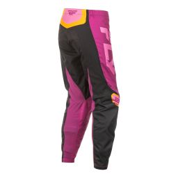 Nohavice F-16, FLY RACING - USA 2025 dámske (černá/žlutá)