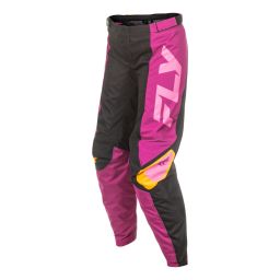 Nohavice F-16, FLY RACING - USA 2025 dámske (černá/žlutá)