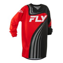 Dres F-16, FLY RACING - USA 2025 detské (černá/červená/bílá)
