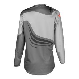 Dres F-16, FLY RACING - USA 2025 detské (šedá/oranžová)