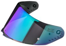 Plexi pre prilby AERO s prípravou pre Pinlock, CASSIDA - ČR (irídium REVO)