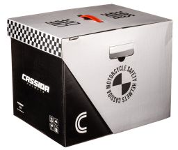 Prilba Modulo 2.1 Profile, CASSIDA (čierna matná/šedá/oranžová, plexi s prípravou pre Pinlock) 2025