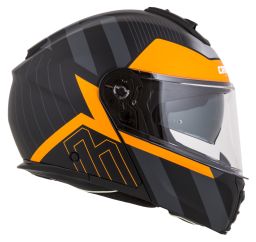 Prilba Modulo 2.1 Profile, CASSIDA (čierna matná/šedá/oranžová, plexi s prípravou pre Pinlock) 2025