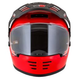 Prilba FormX Jawa RotaX, CASSIDA (červená/bílá/zlatá/černý matný šilt) 2025