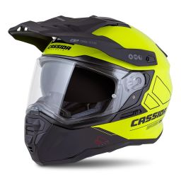 Prilba Road Runner Dual, CASSIDA (žltá fluo/černá/černý matný šilt, plexi s prípravou pre Pinlock) 2025