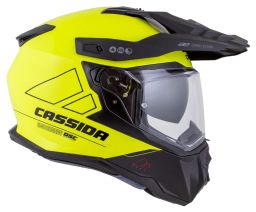Prilba Road Runner Dual, CASSIDA (žltá fluo/černá/černý matný šilt, plexi s prípravou pre Pinlock) 2025