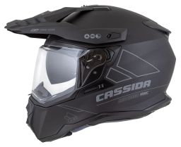 Prilba Road Runner Dual, CASSIDA (čierna matná/tmavě šedá/černý matný šilt, plexi s prípravou pre Pinlock) 2025