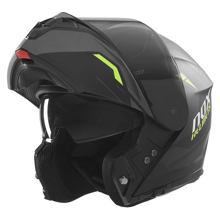 Prilba N968 Ultra, NOX (čierna matná,žlutá fluo) 2025