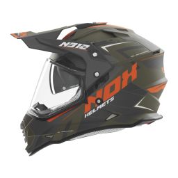 Prilba N312 Vapor, NOX (khaki matná,oranžová) 2025