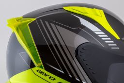 Prilba Aero Drome, CASSIDA (černá/žlutá fluo/bílá/šedá) 2025