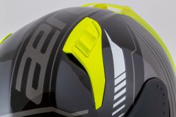Prilba Aero Drome, CASSIDA (černá/žlutá fluo/bílá/šedá) 2025