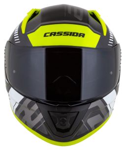 Prilba Aero Drome, CASSIDA (černá/žlutá fluo/bílá/šedá) 2025