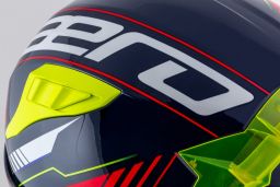Prilba Aero Drome, CASSIDA (modrá met./žlutá/oranžová/červená/bílá) 2025