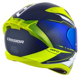 Prilba Aero Drome, CASSIDA (modrá/žlutá fluo/světle modrá/bílá) 2025