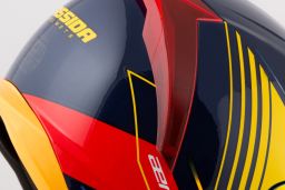 Prilba Aero Drome, CASSIDA (modrá/žlutá fluo/oranžová/červená/světle modrá/bílá) 2025