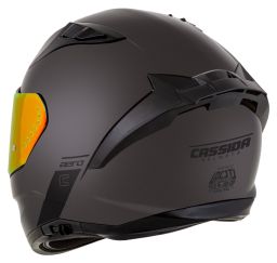 Prilba Aero Super Solid, CASSIDA (čierny chrom/černá) 2025