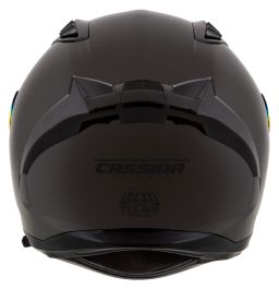 Prilba Aero Super Solid, CASSIDA (čierny chrom/černá) 2025