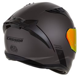 Prilba Aero Super Solid, CASSIDA (čierny chrom/černá) 2025