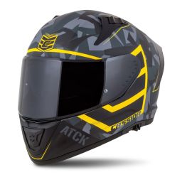 Prilba Aero ATCK, CASSIDA (šedá camo/černá/žlutá fluo) 2025