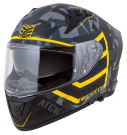 Prilba Aero ATCK, CASSIDA (šedá camo/černá/žlutá fluo) 2025