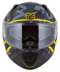 Prilba Aero ATCK, CASSIDA (šedá camo/černá/žlutá fluo) 2025