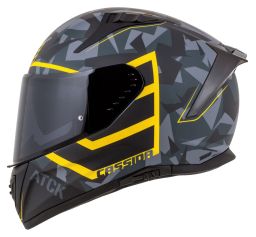 Prilba Aero ATCK, CASSIDA (šedá camo/černá/žlutá fluo) 2025