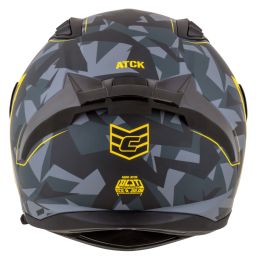 Prilba Aero ATCK, CASSIDA (šedá camo/černá/žlutá fluo) 2025