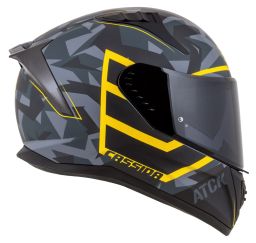 Prilba Aero ATCK, CASSIDA (šedá camo/černá/žlutá fluo) 2025