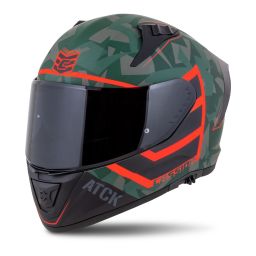 Prilba Aero ATCK, CASSIDA (zelená camo/černá/šedá/oranžová) 2025