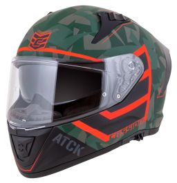 Prilba Aero ATCK, CASSIDA (zelená camo/černá/šedá/oranžová) 2025