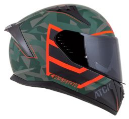 Prilba Aero ATCK, CASSIDA (zelená camo/černá/šedá/oranžová) 2025