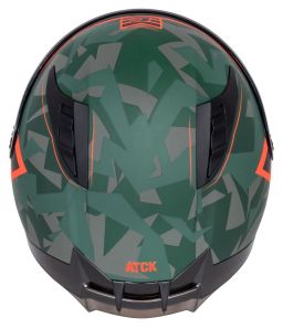 Prilba Aero ATCK, CASSIDA (zelená camo/černá/šedá/oranžová) 2025