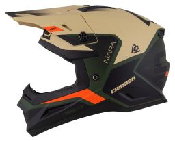 Prilba Cross Cup 2 Napa, CASSIDA (písková/zelená/oranžová/černá matná) 2026