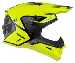 Prilba Cross Cup 2 Napa Junior, CASSIDA, detská (žltá fluo/černá/šedá perleť) 2026