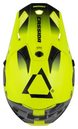 Prilba Cross Cup 2 Napa Junior, CASSIDA, detská (žltá fluo/černá/šedá perleť) 2026