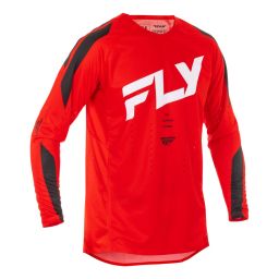 Dres EVOLUTION, FLY RACING - USA 2025 (červená/bílá/černá)