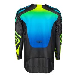 Dres EVOLUTION, FLY RACING - USA 2025 (černá/modrá/hi-vis)