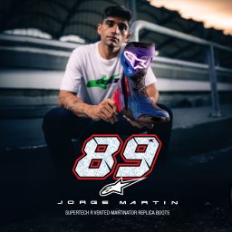 Topánky SUPERTECH R VENTED limitovaná edícia MARTINATOR JORGE MARTIN, ALPINESTARS (modrá/fialová/červená/černá) 2025