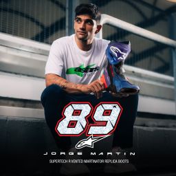 Topánky SUPERTECH R VENTED limitovaná edícia MARTINATOR JORGE MARTIN, ALPINESTARS (modrá/fialová/červená/černá) 2025
