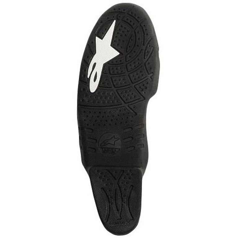 Podrážka pre topánky Supertech/Supertech R modely do 2020, ALPINESTARS (černá/bílá, pár)